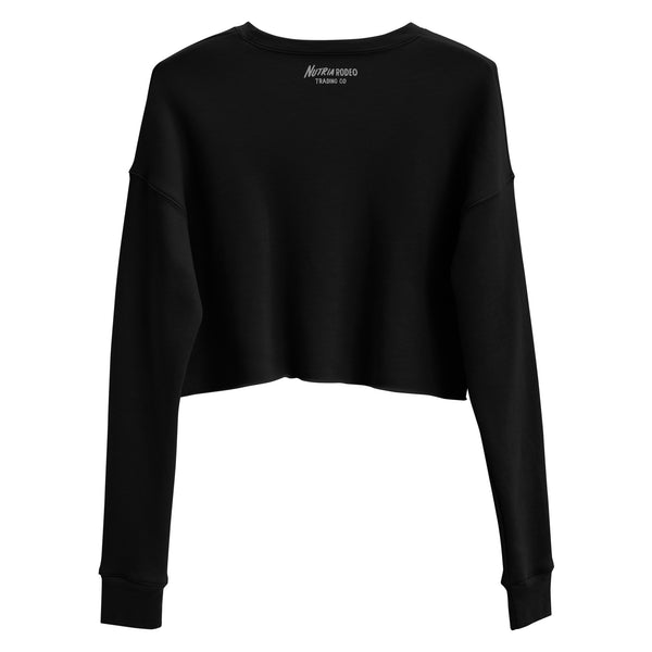 Part Wolf Woman Crop Sweatshirt