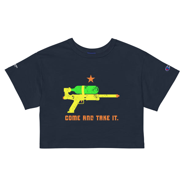 Soaked Champion crop top