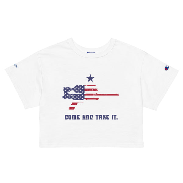 Soaked Champion crop top