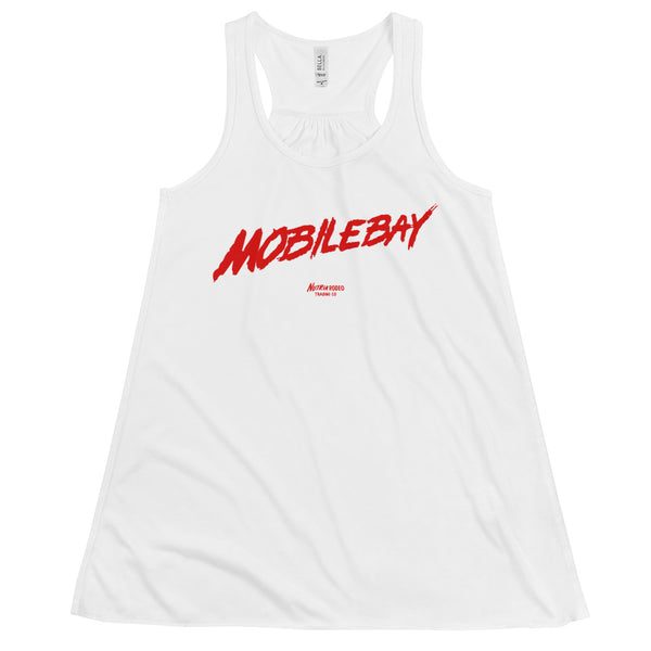 Women's Mobile Bay Watch Flowy Racerback Tank - The Nutria Rodeo Trading Co.