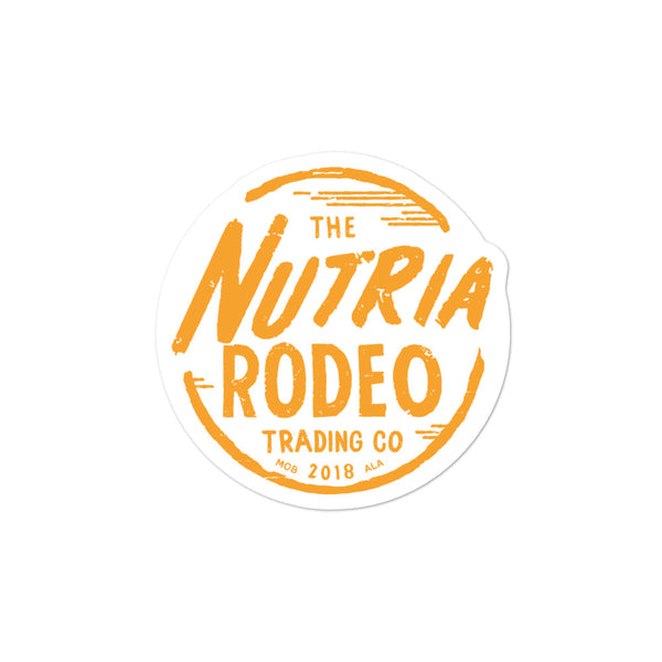 Nutria Rodeo Trading Co. Logo Sticker - The Nutria Rodeo Trading Co.
