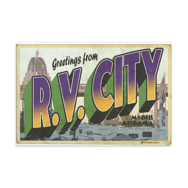 R.V. City Postcard