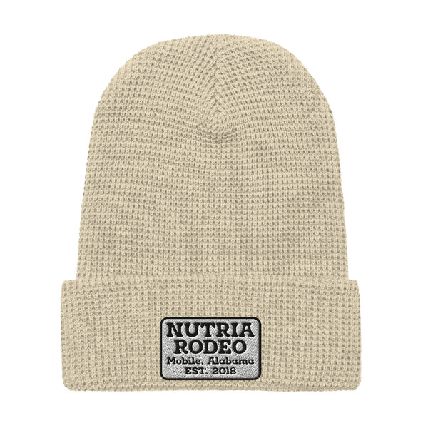 Nutria Rodeo Waffle beanie