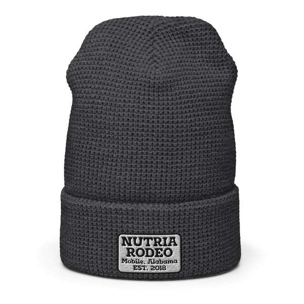 Nutria Rodeo Waffle beanie