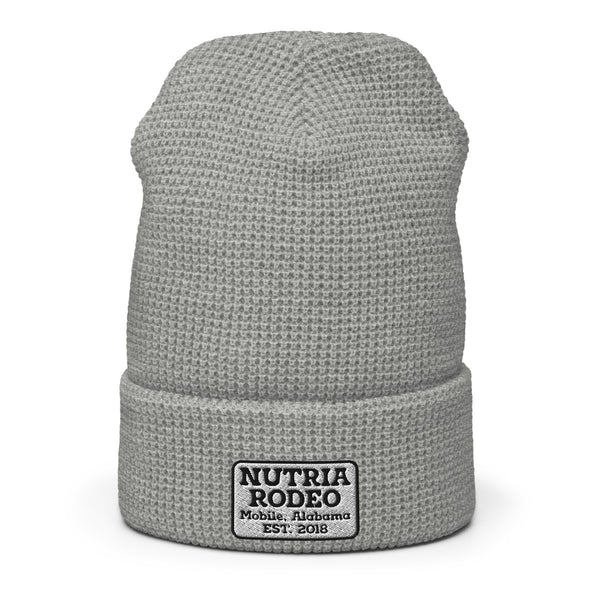 Nutria Rodeo Waffle beanie
