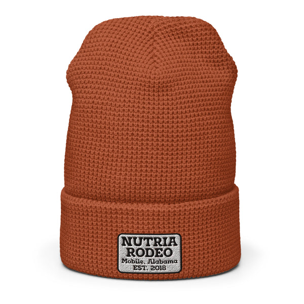 Nutria Rodeo Waffle beanie