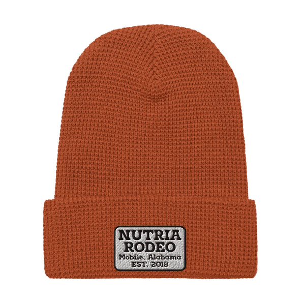 Nutria Rodeo Waffle beanie