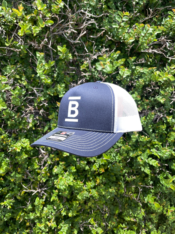 Bellator Trucker Hat - Navy w/ White B Stamp
