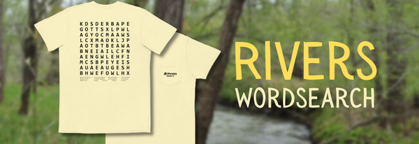 rivers wordsearch t shirt