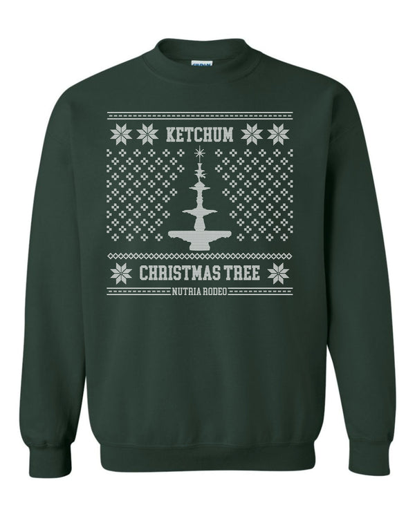 Ketchum Christmas Tree Sweatshirt - The Nutria Rodeo Trading Co.