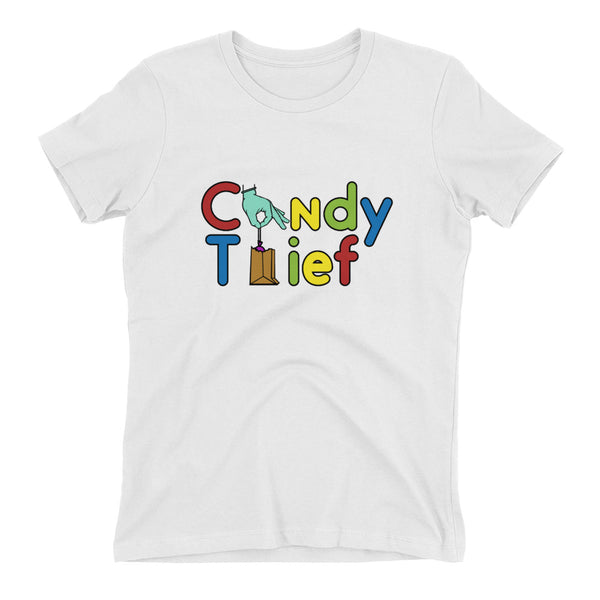 Candy Thief Women's t-shirt - The Nutria Rodeo Trading Co.